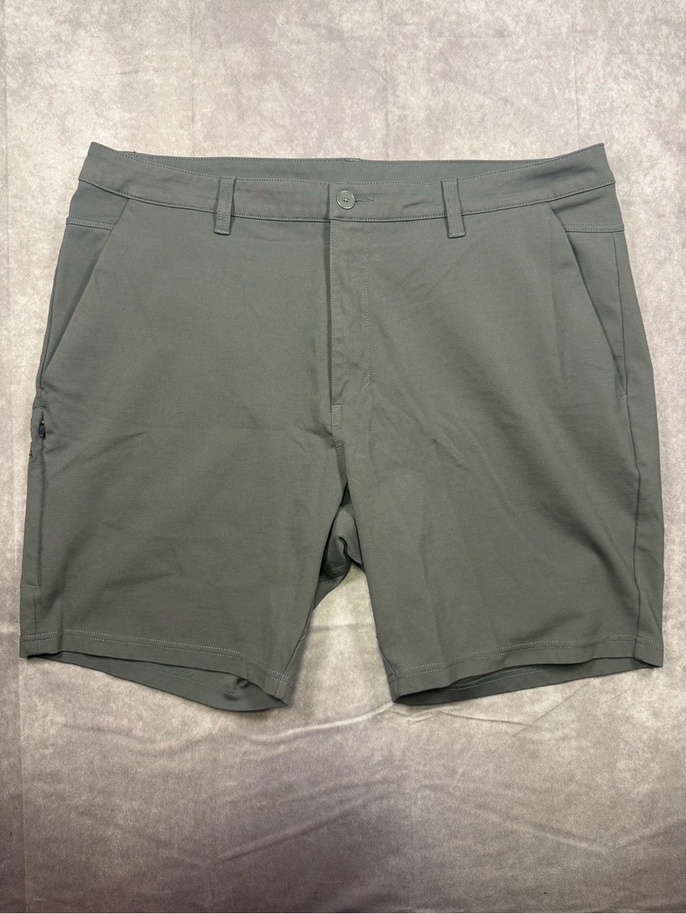 BYLT Basics Slate Gray Flat Front Performance Shorts - 40x8
